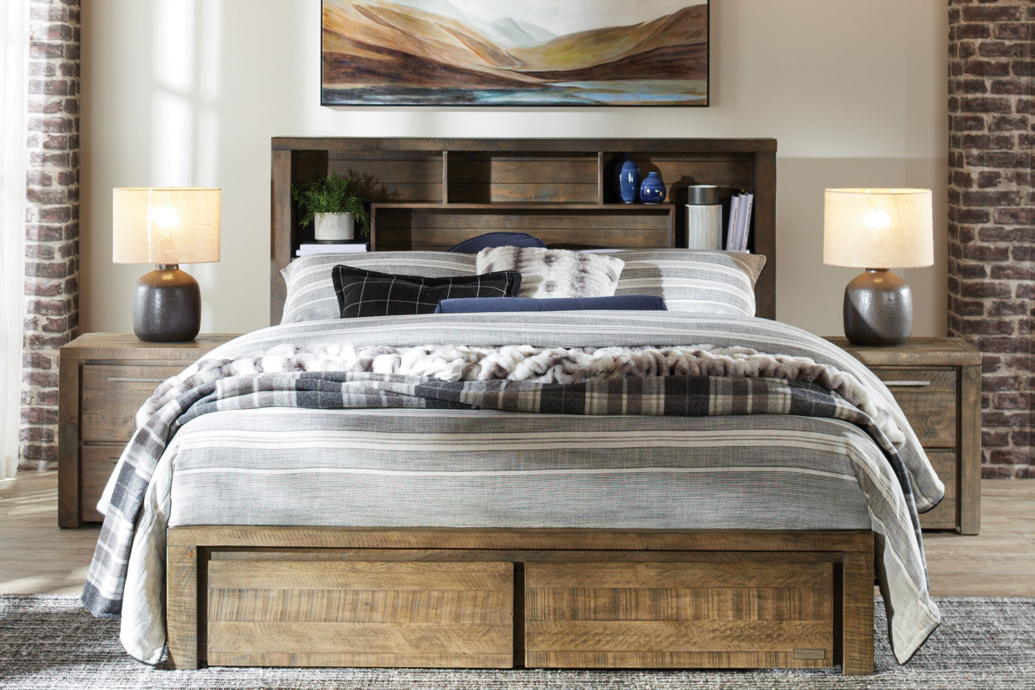 Fitzgerald Coal Duvet Cover Set by Private Collection Queen Harvey