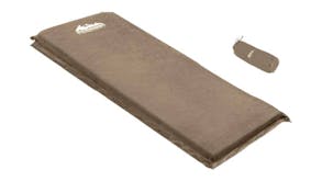 Weisshorn Self-Inflating Camping Mattress Single - Coffee