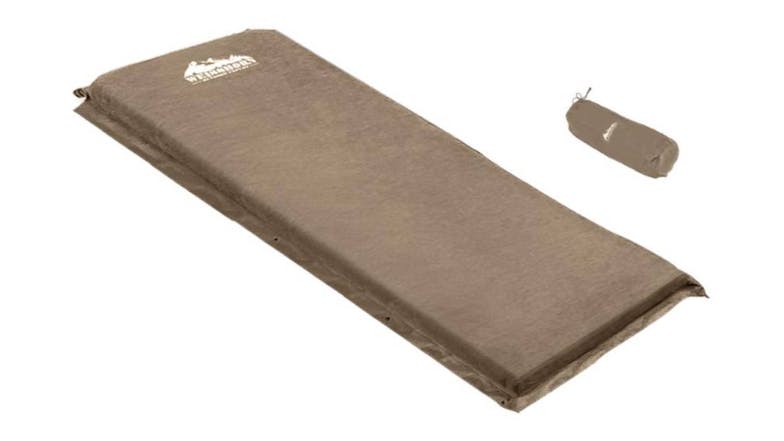 Weisshorn Self-Inflating Camping Mattress Single - Coffee