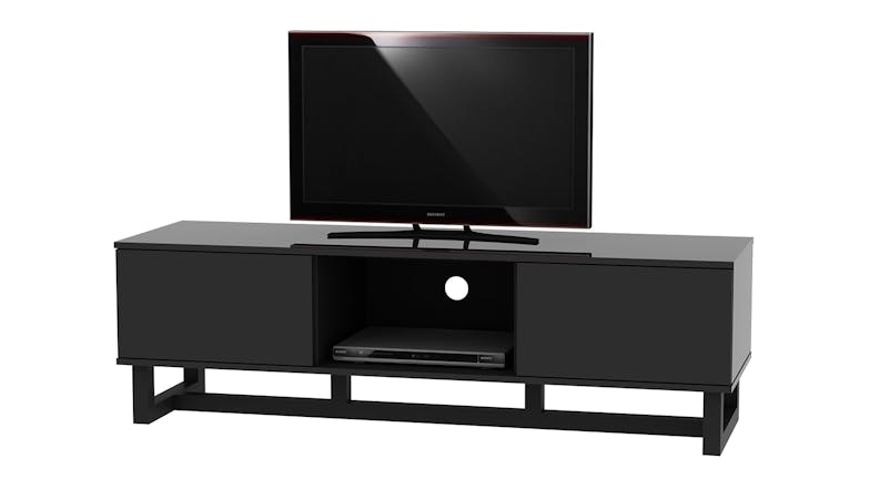 AVS 1500mm Raze Modular TV/AV Cabinet - Black Gloss Wood/Black Leg