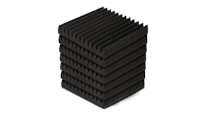 Alpha Studio Accoustic Absorbtion Wedge Foam Panels 20pcs. - Black