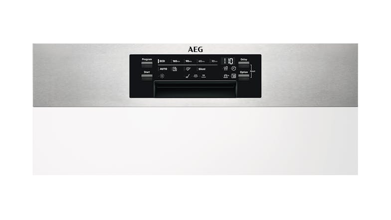AEG 15 Place Setting Semi Integrated 60cm Dishwasher - White (FEE74600PM)