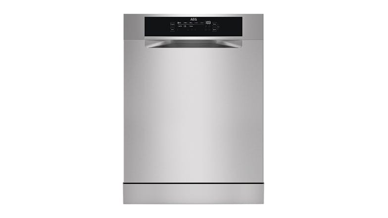 AEG 14 Place Setting 8 Program Built-Under Dishwasher - Stainless Steel (FFE93800PM)