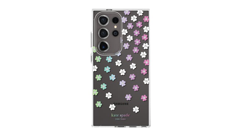 Kate Spade New York Protective Case for Samsung Galaxy S24 Ultra - Scattered Flowers