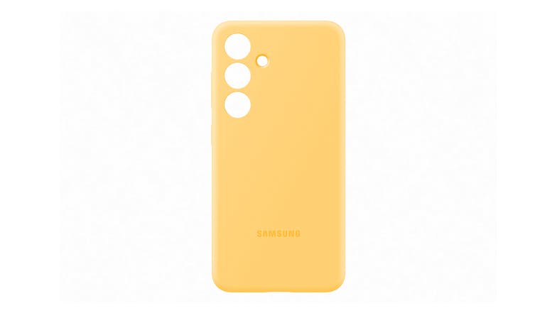 Samsung Silicone Case for Galaxy S24 - Yellow