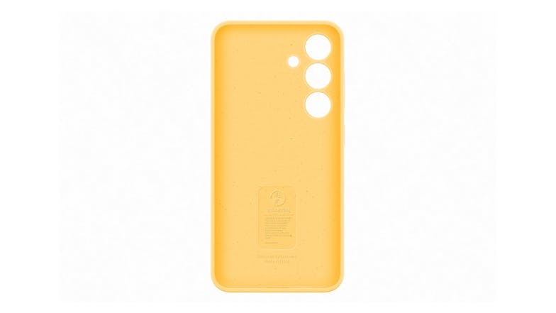 Samsung Silicone Case for Galaxy S24 - Yellow