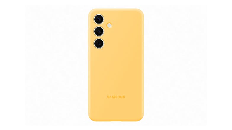 Samsung Silicone Case for Galaxy S24 - Yellow