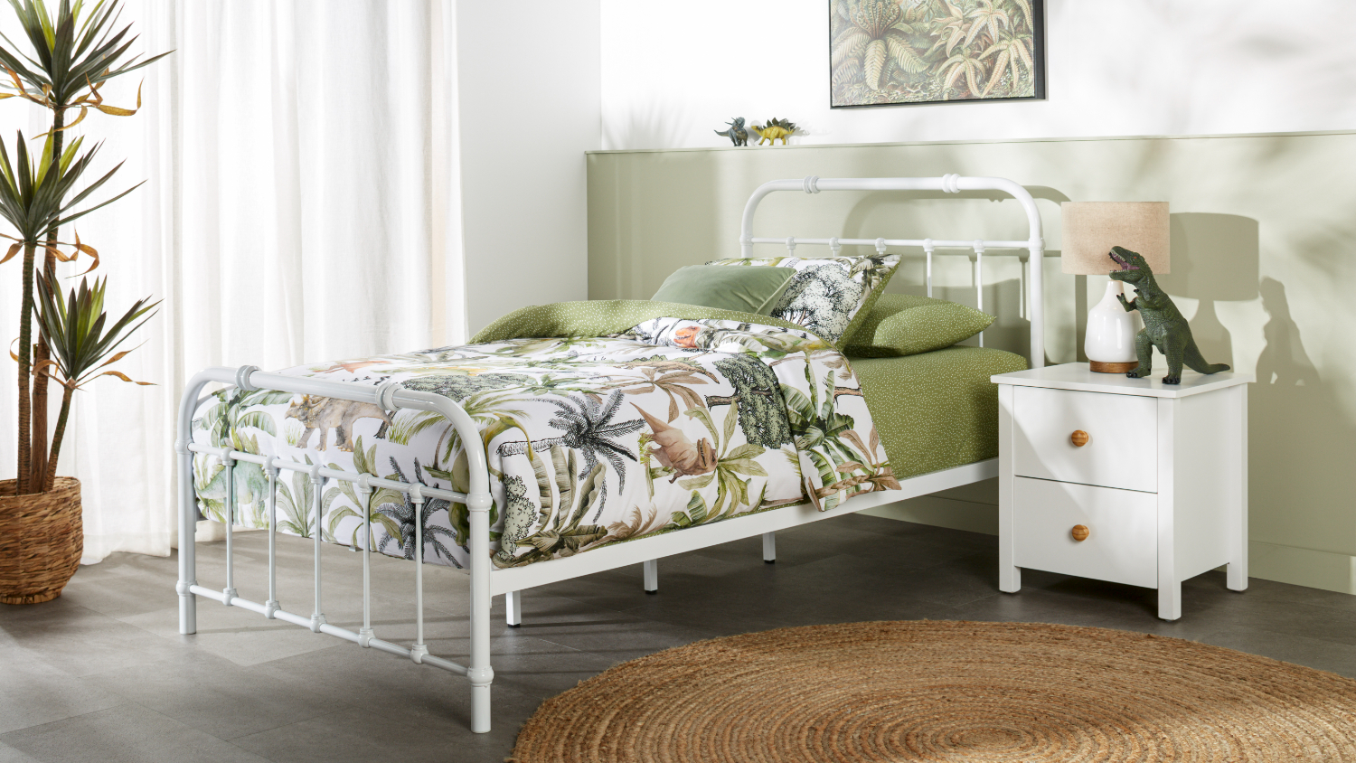 Austen Single Bed Frame White Harvey Norman New Zealand