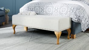 Manon Designer Large Bed End Stool with Studs