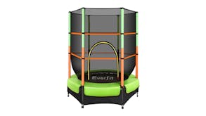 Everfit Kids Trampoline with Safety Net 1.3m - Green