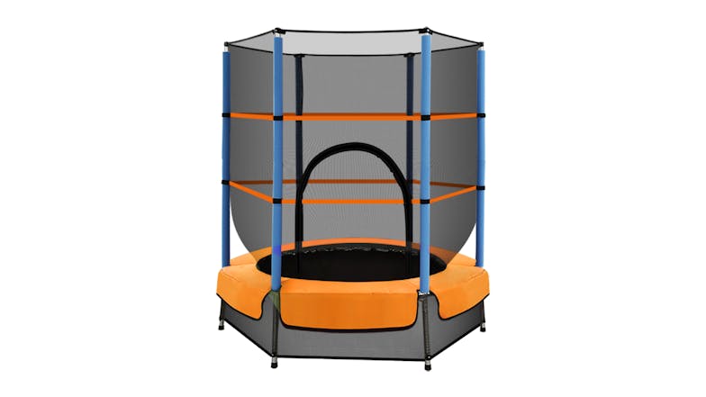 Everfit Kids Trampoline with Safety Net 1.3m - Orange