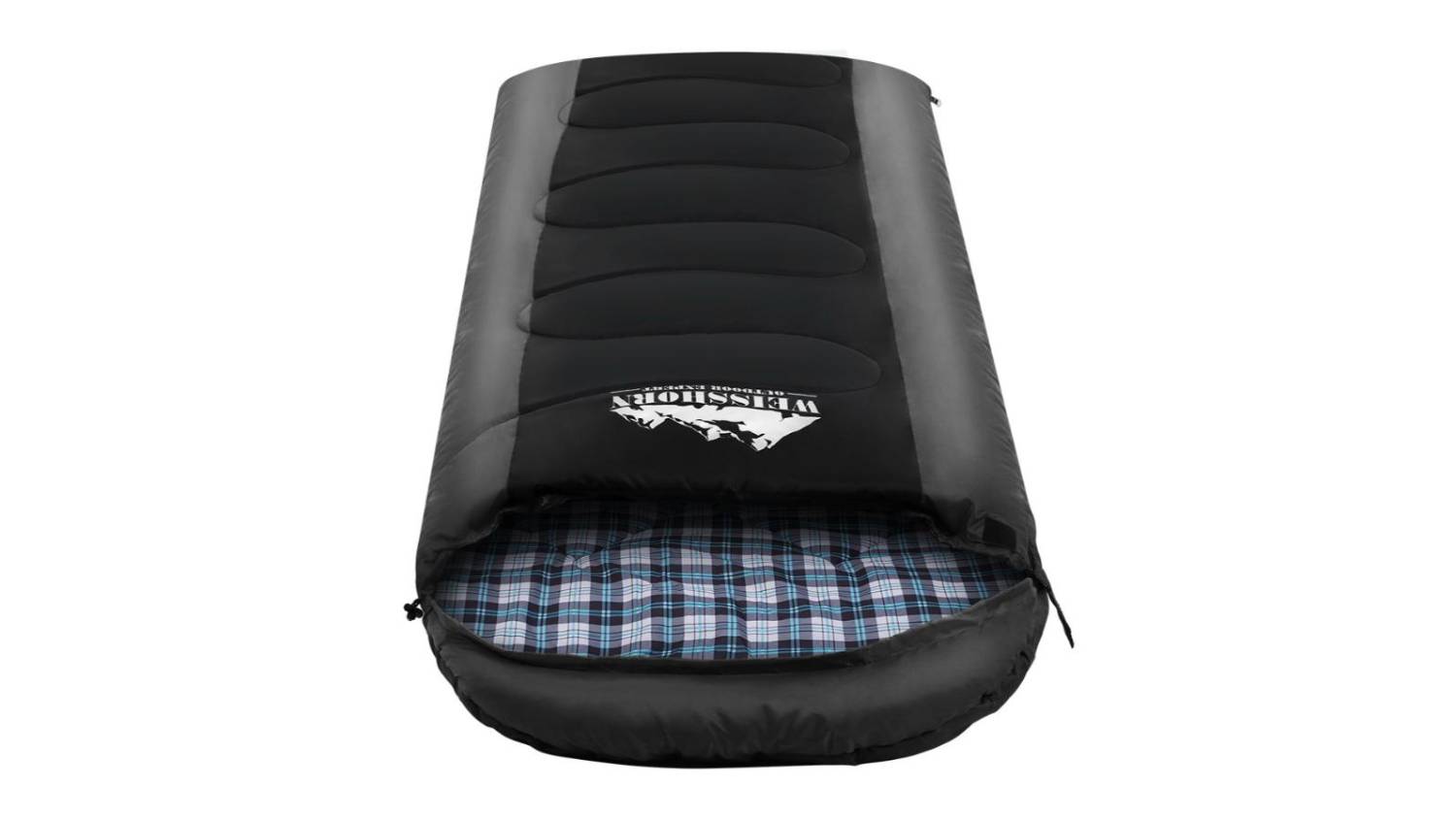 Weisshorn Thermal Single Sleeping Bag - Black
