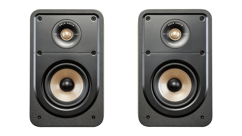 Polk Audio Signature Elite ES15 Bookshelf Speaker - Black (Pair)