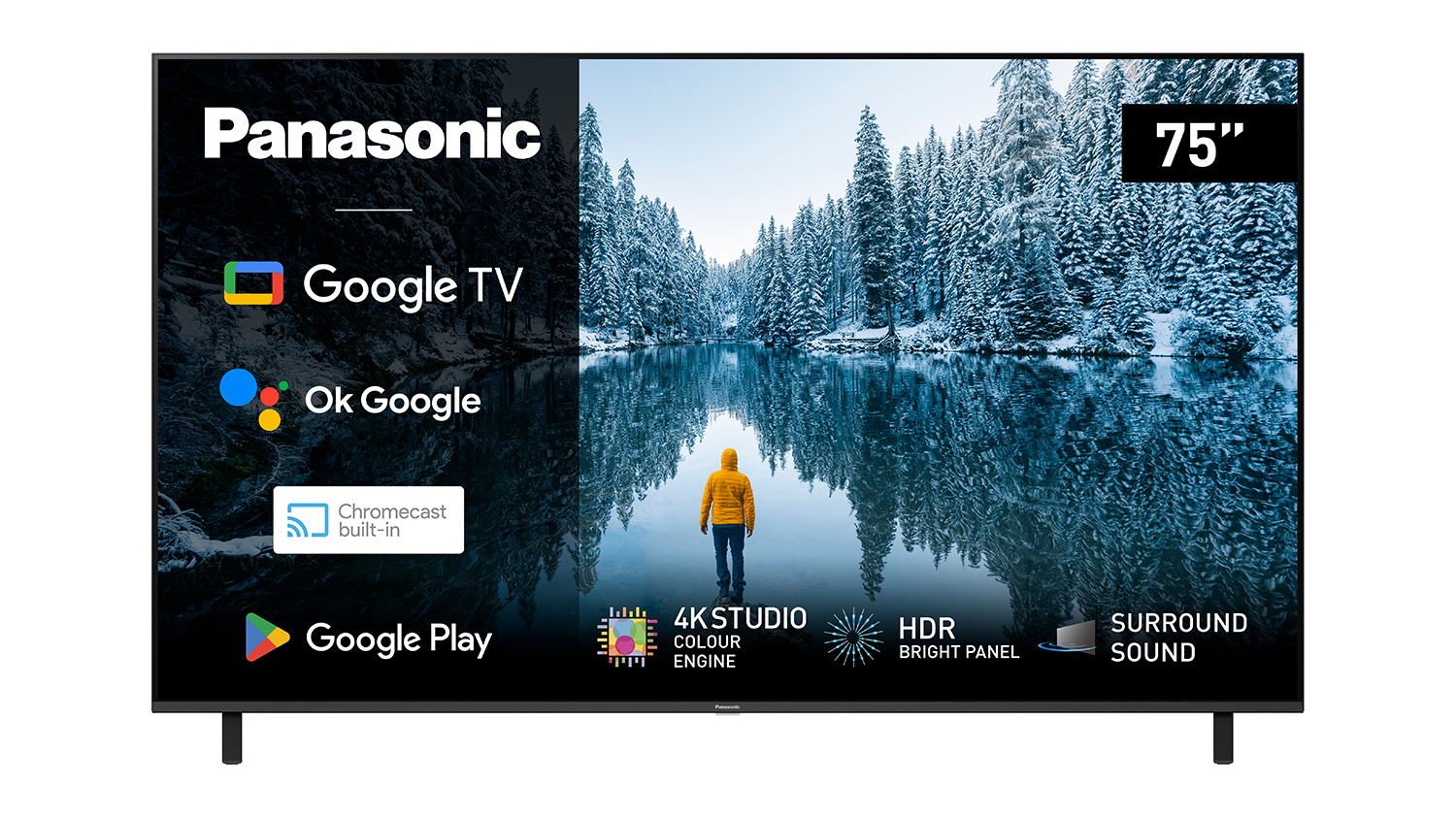 Panasonic 75 W70A Smart 4K LED TV 2024 With Google TV OS Harvey   TN 75W70AGZ 1 