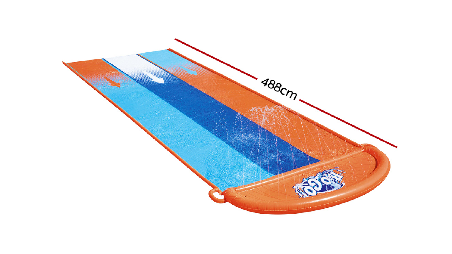 Bestway "H2OGO!" Triple Lane Garden Waterslide with Sprinklers 4.88m