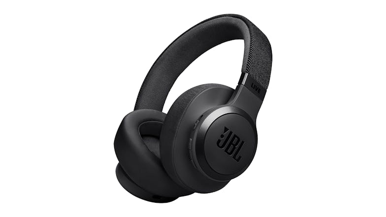 JBL Live 770NC Adaptive Noise Cancelling Wireless Over-Ear Headphones - Black