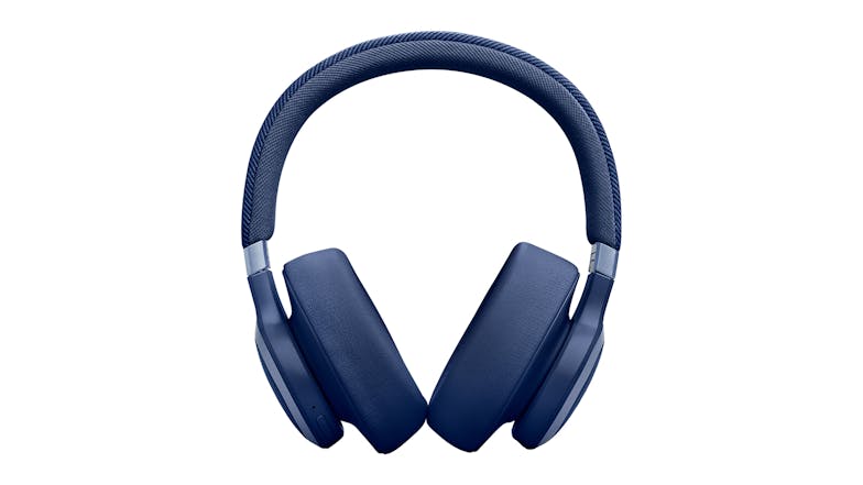 JBL Live 770NC Adaptive Noise Cancelling Wireless Over-Ear Headphones - Blue