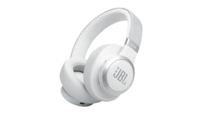 JBL Live 770NC Adaptive Noise Cancelling Wireless Over-Ear Headphones - White
