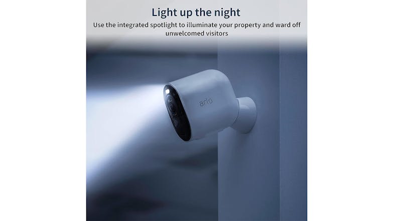 Arlo Ultra 2 4K Outdoor Wire-Free Security Camera with Spotlight & SmartHub - 2 Pack