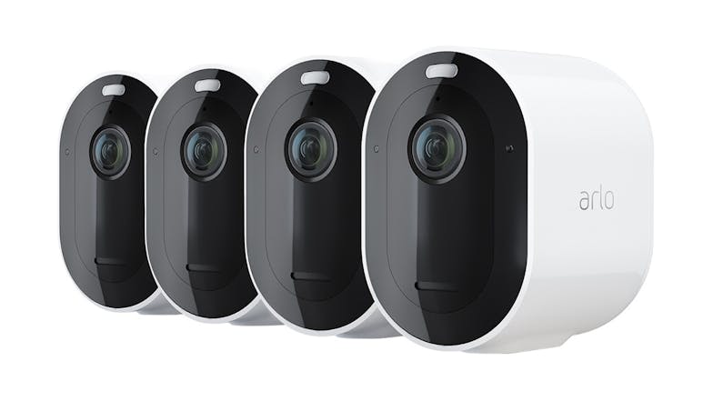 Arlo Pro 5 2K Indoor/Outdoor Wire-Free Security Camera with Spotlight - 4 Pack