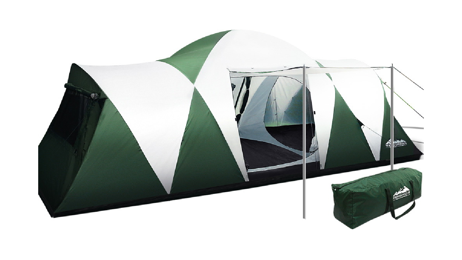 Weisshorn 12 Person Dome Tent - Green