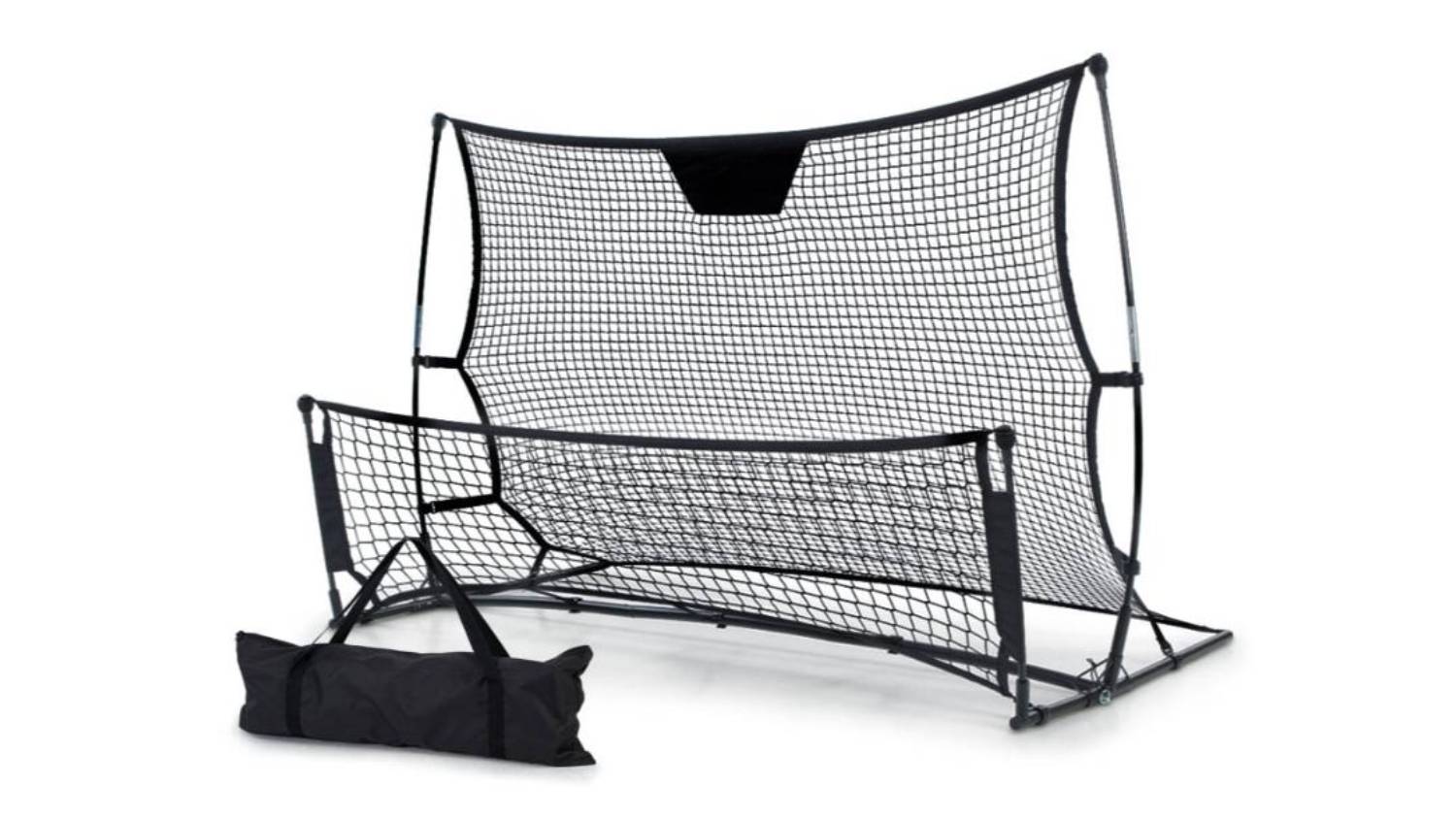 Everfit Collapsable Soccer Goal 2.4m - Black
