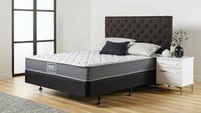 Posture Classic Firm Queen Mattress and Base with Diaz Headboard Package