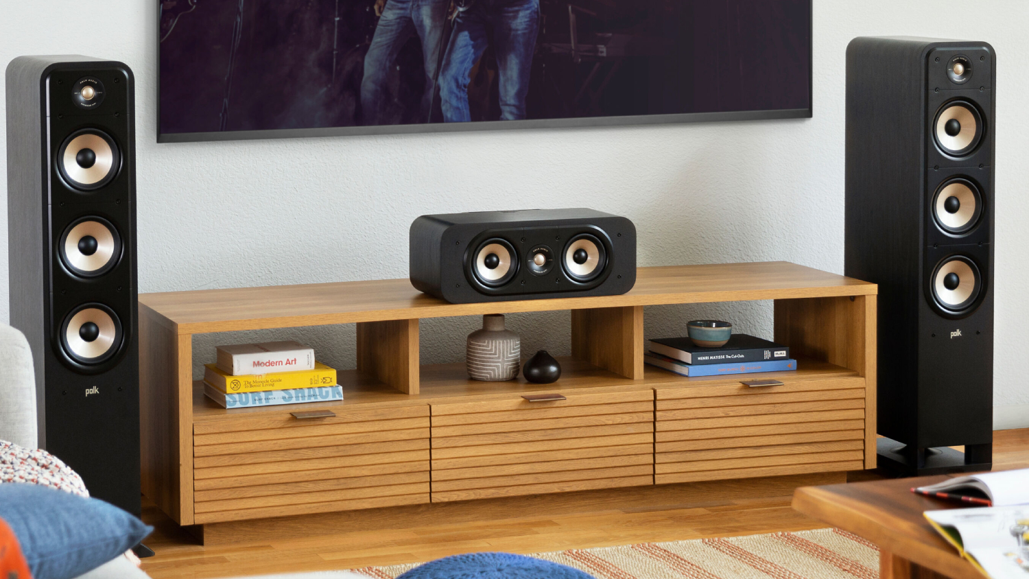 Polk Audio ES30 150W Center Speaker - Black (Signature Elite Series)