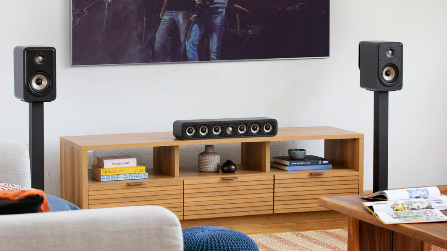 Polk Audio ES35 150W Center Speaker - Black (Signature Elite Series)