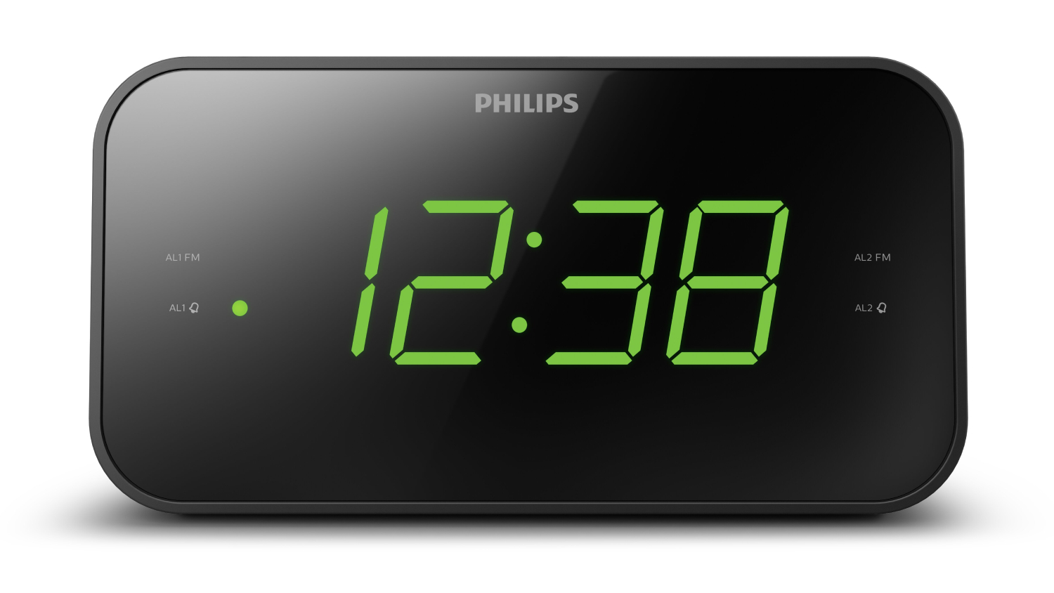 Philips Alarm Clock with FM Radio - Black (TAR3306/79)