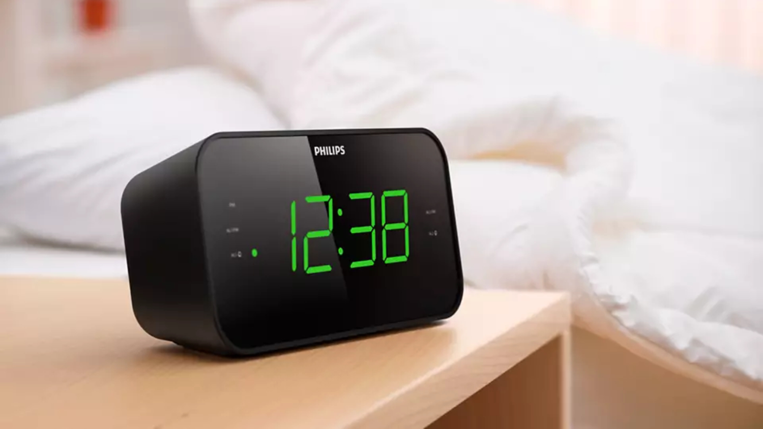 Philips Alarm Clock with FM Radio - Black (TAR3306/79)