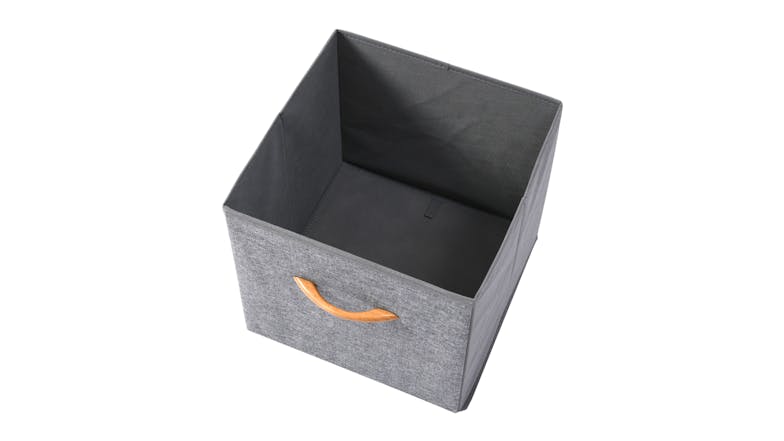 TAKARA Kicho Folding Fabric Storage Box 30 x 30 x 29cm - Grey