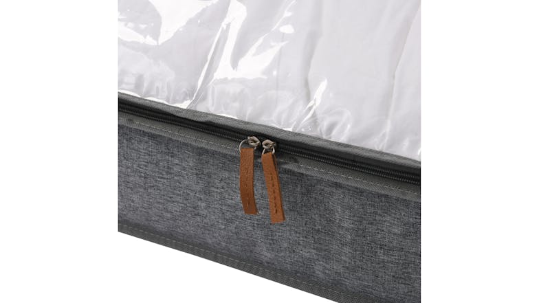 TAKARA Kicho Under Bed Folding Fabric Storage Box 3pcs. - Grey