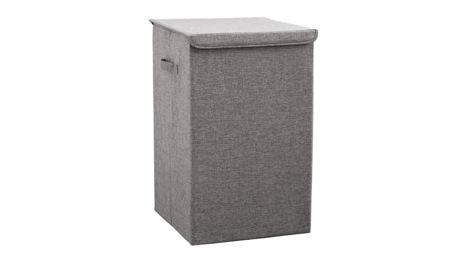 SOGA Large Collapsable Square Laundry Hamper - Grey