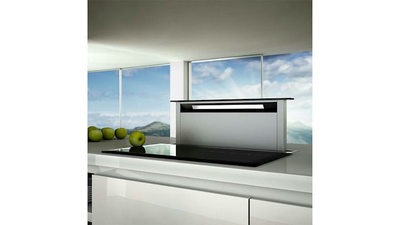 Sirius 58cm Benchtop Downdraft Rangehood - Black Glass (SDD2ELEMTC58)