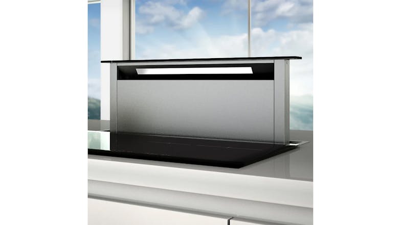 Sirius 58cm Benchtop Downdraft Rangehood - Black Glass (SDD2ELEMTC58)