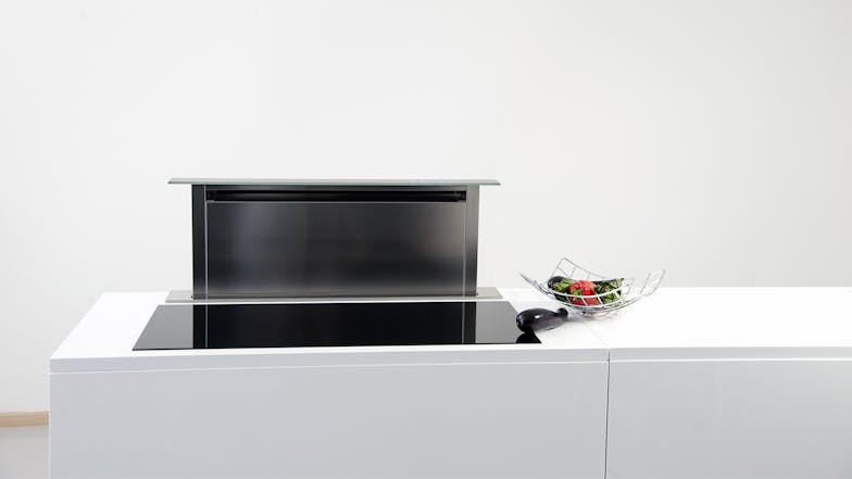 Sirius 88cm Benchtop Downdraft Rangehood - Black Glass (SDD2ELEMTC88)