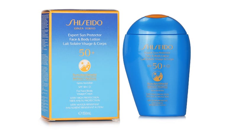 Shiseido Expert Sun Protector SPF 50+UVA Face & Body Lotion (Turns Invisible, Very High Protection, Very Water-Resistant) - 150ml/5.07oz