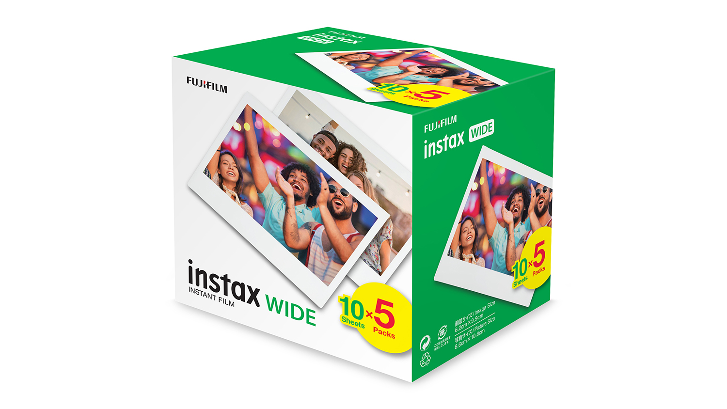 Instax Wide Film 50 Pack - White