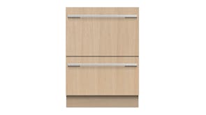 Fisher & Paykel 14 Place Setting Fully Integrated Double 60cm Dishdrawer Dishwasher - Panel Ready (Series 9/DD60DI9)