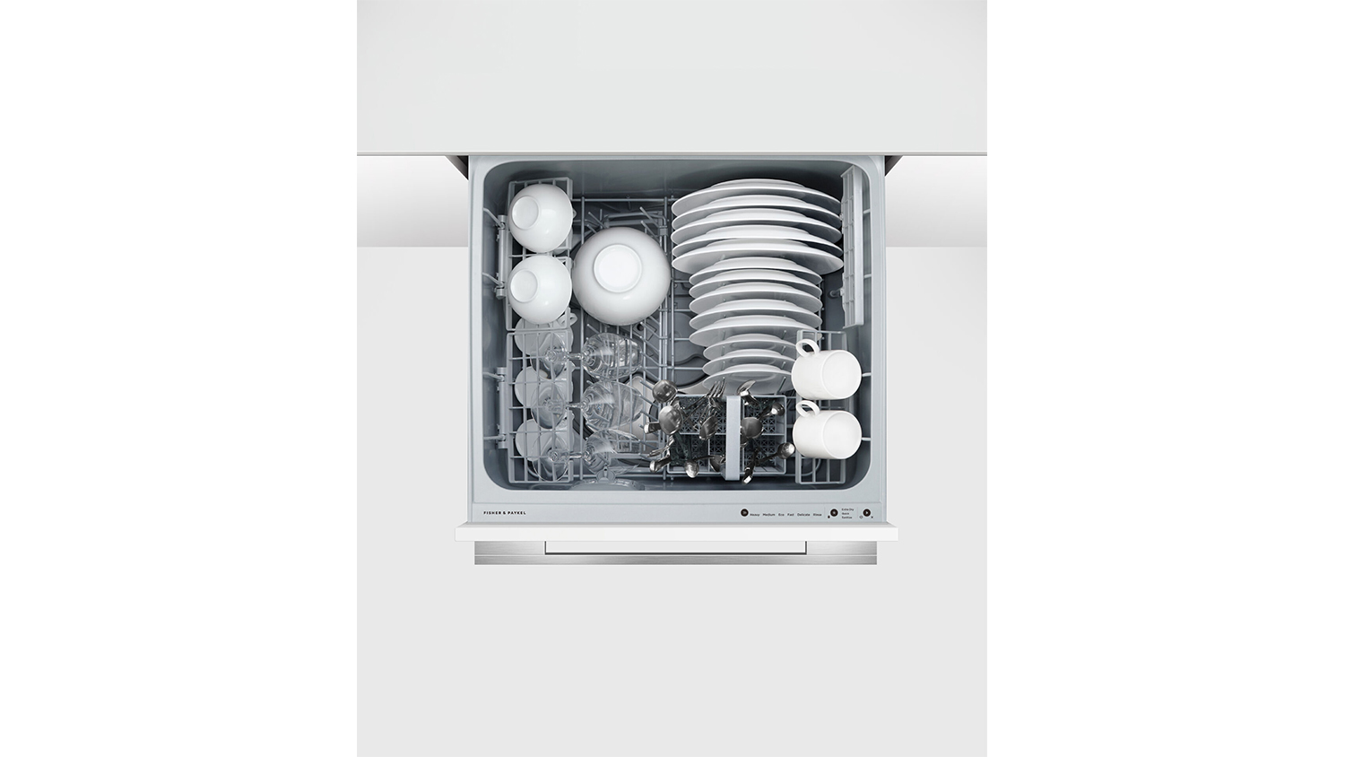 Fisher & Paykel 7 Place Setting Fully Integrated Single 60cm Dishdrawer