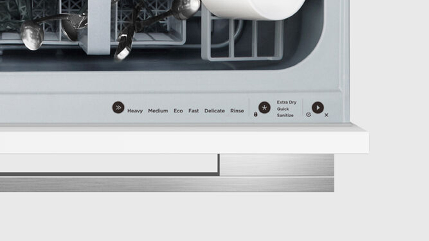 Fisher & Paykel 7 Place Setting Fully Integrated Single 60cm Dishdrawer