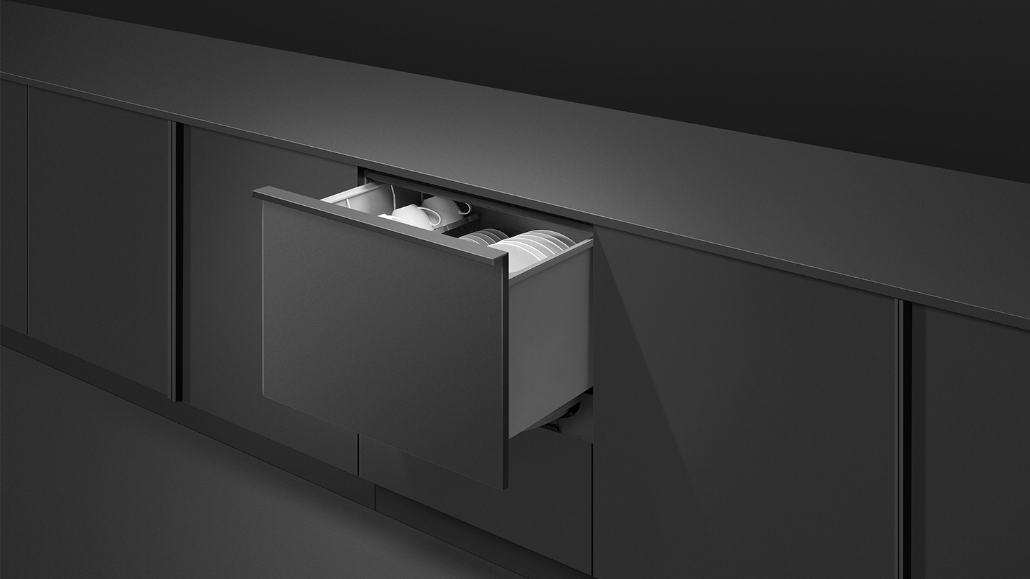 Fisher & Paykel 7 Place Setting Fully Integrated Tall Single 60cm