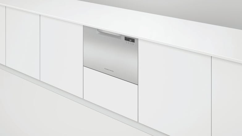 Fisher & Paykel 7 Place Setting Built Under Single 60cm Dishdrawer Dishwasher - Stainless Steel (Series 7/DD60SAX9)