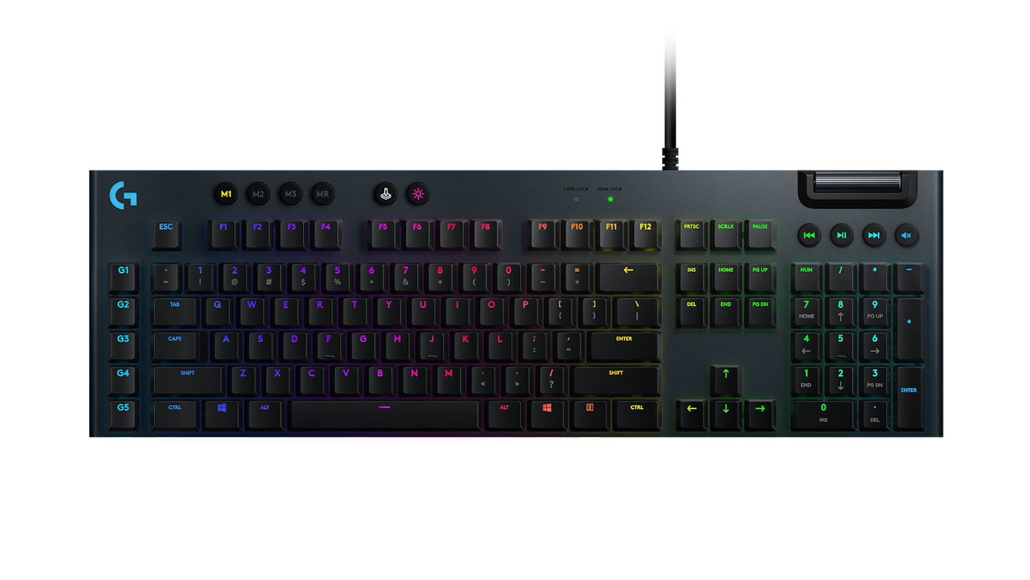 Logitech G815 LIGHTSYNC RGB Mechanical Gaming Keyboard - GL Tactile