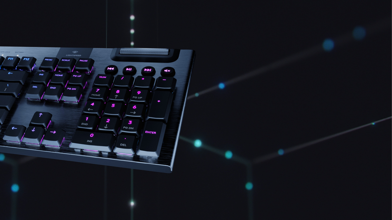 Logitech G915 LIGHTSPEED Wireless RGB Mechanical Gaming Keyboard - GL Tactile