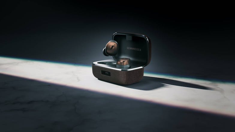 Sennheiser MOMENTUM 4 Hybrid Adaptive Noise Cancelling Wireless In-Ear Headphones - Black Copper