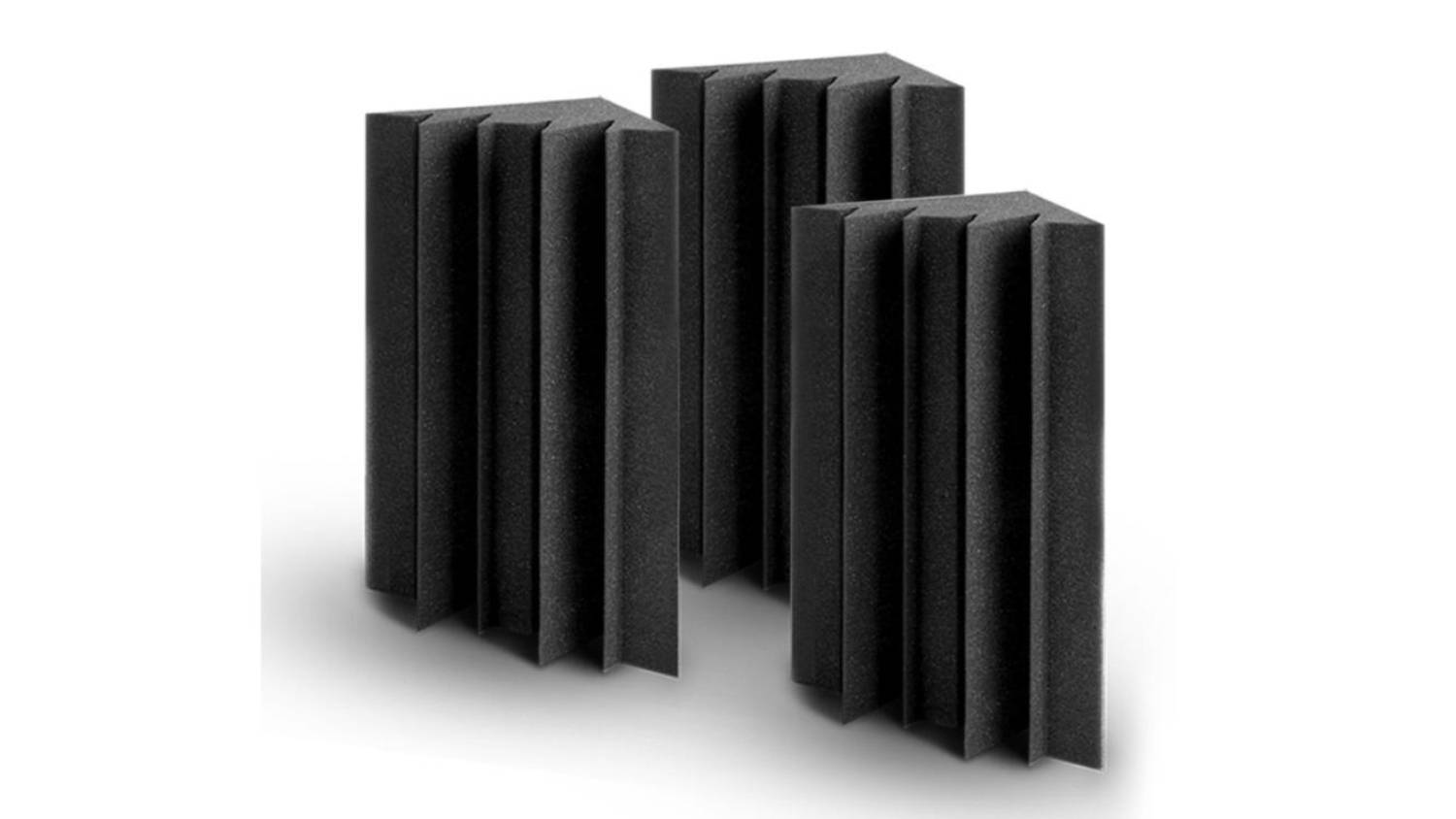 Alpha Studio Accoustic Absorbtion Corner Foam 20pcs. - Black