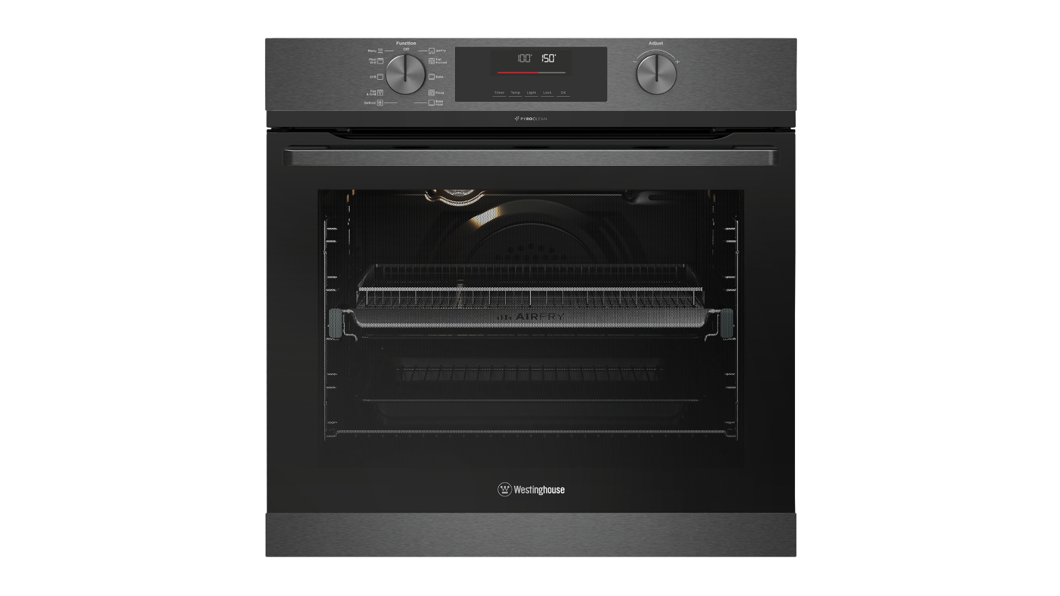 Westinghouse 60cm 10 Function Built-In Oven - Dark Stainless Steel (WVEP6716DD)