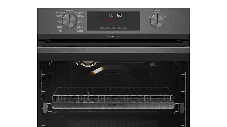 Westinghouse 60cm Pyrolytic 10 Function Built-in Oven - Dark Stainless Steel (WVEP6716DD)
